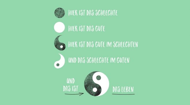 Wie das Yin Yang Symbol uns das Leben erklärt