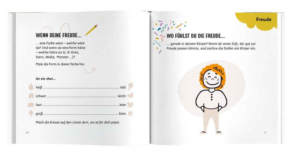 Kinderbuch für die Erforschung der eigenen Gefühle: Das kleine Buch der guten Gefühle.