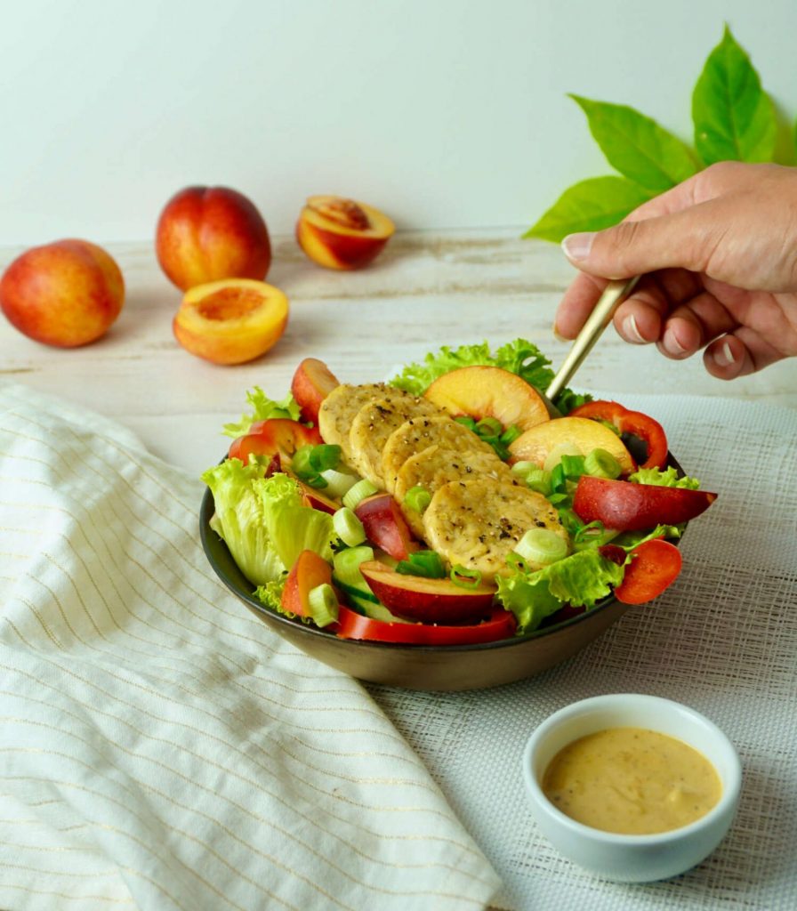 Marinierter Tempeh im Salat
